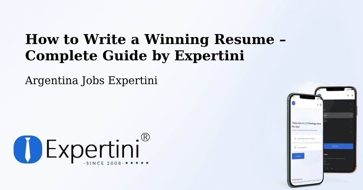 Resume Writing Guide for Job Seekers – Justo Daract - Justo Daract, Argentina Jobs Expertini